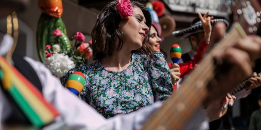 A Calgary festival honoring music and culture features crowds taking in live performances.